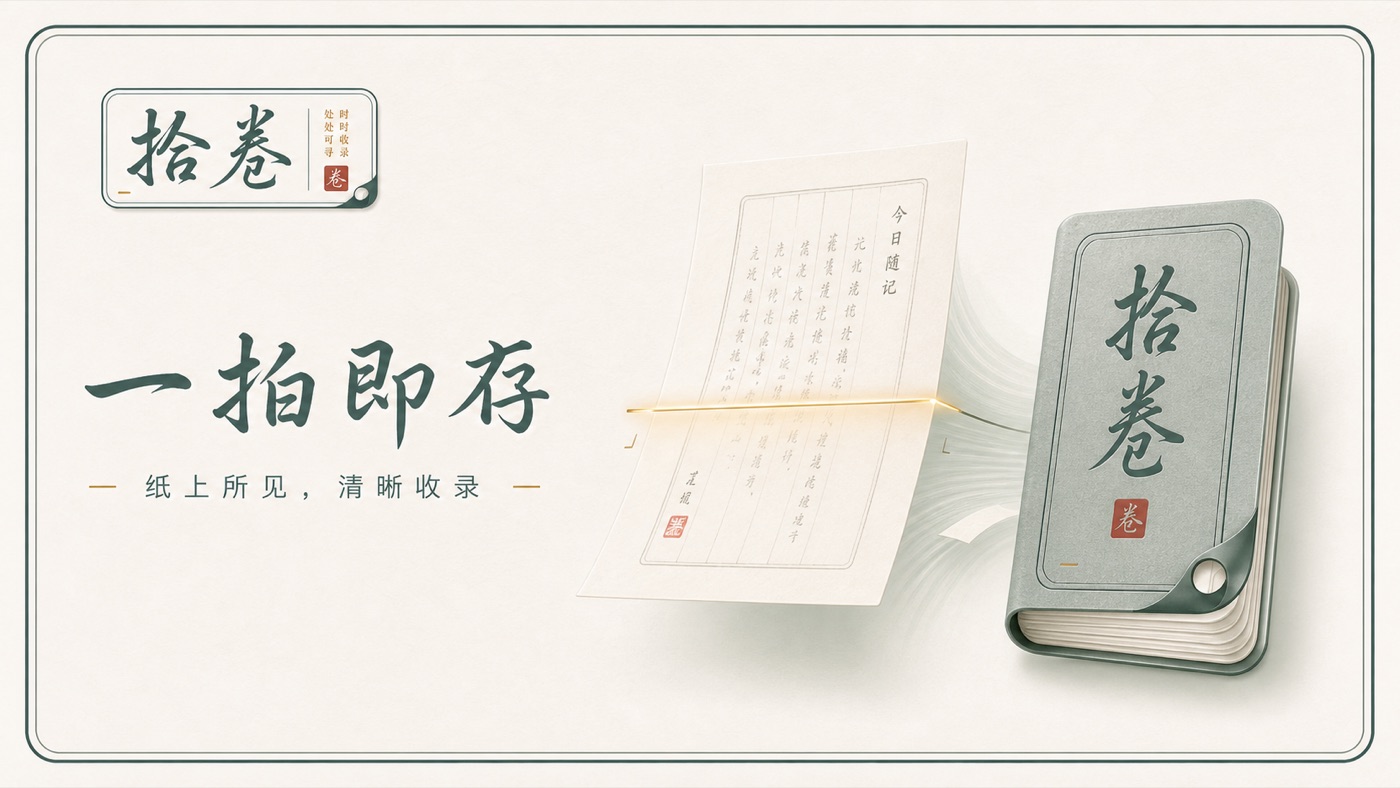 拾卷扫描即存宣传场景